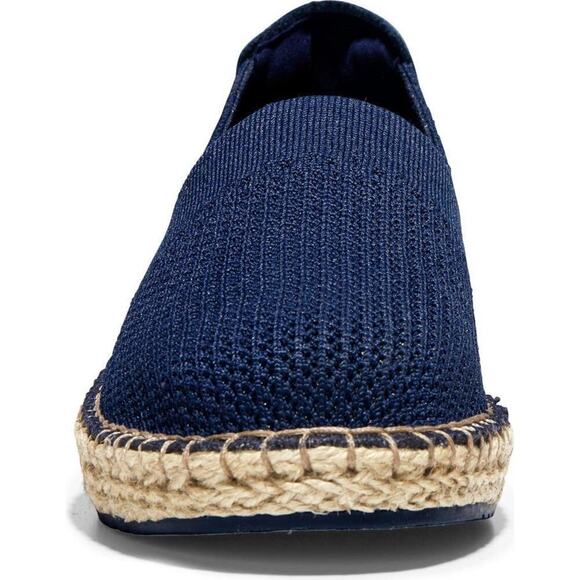 COLE HAAN Cloudfeel Stitchlite Espadrille in Navy Blue Fabric Women's 9.5B - Picture 3 of 15